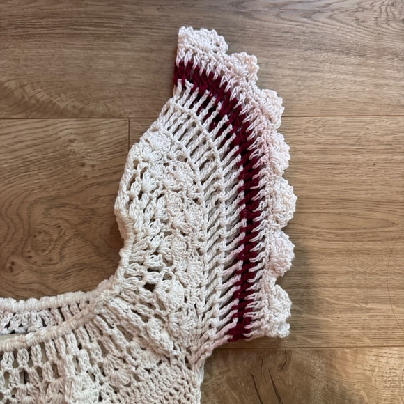 Cleobella Cream Off-Shoulder Crochet Dress - Picture 5 of 7